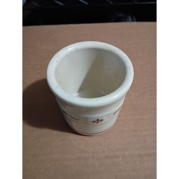 3" Longaberger Pottery Woven Traditions Red Crock - Picture 1 of 4